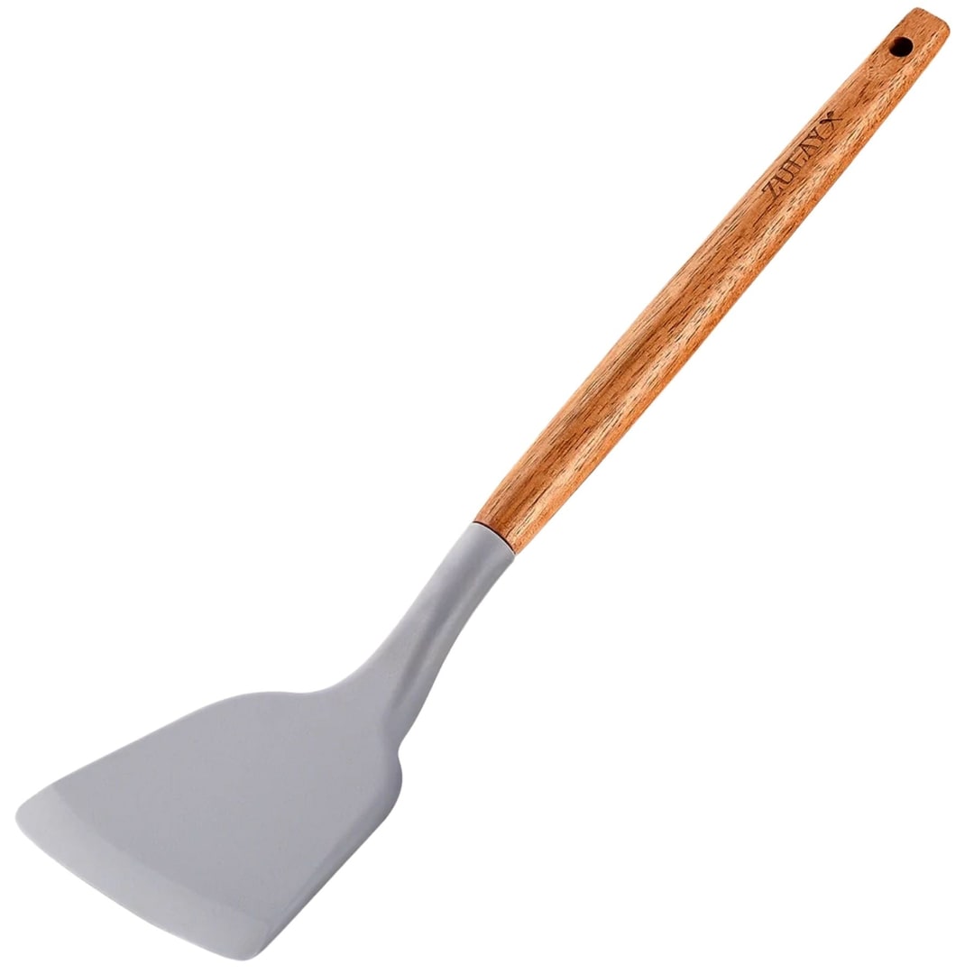 Silicone Spatula with Wooden Handle