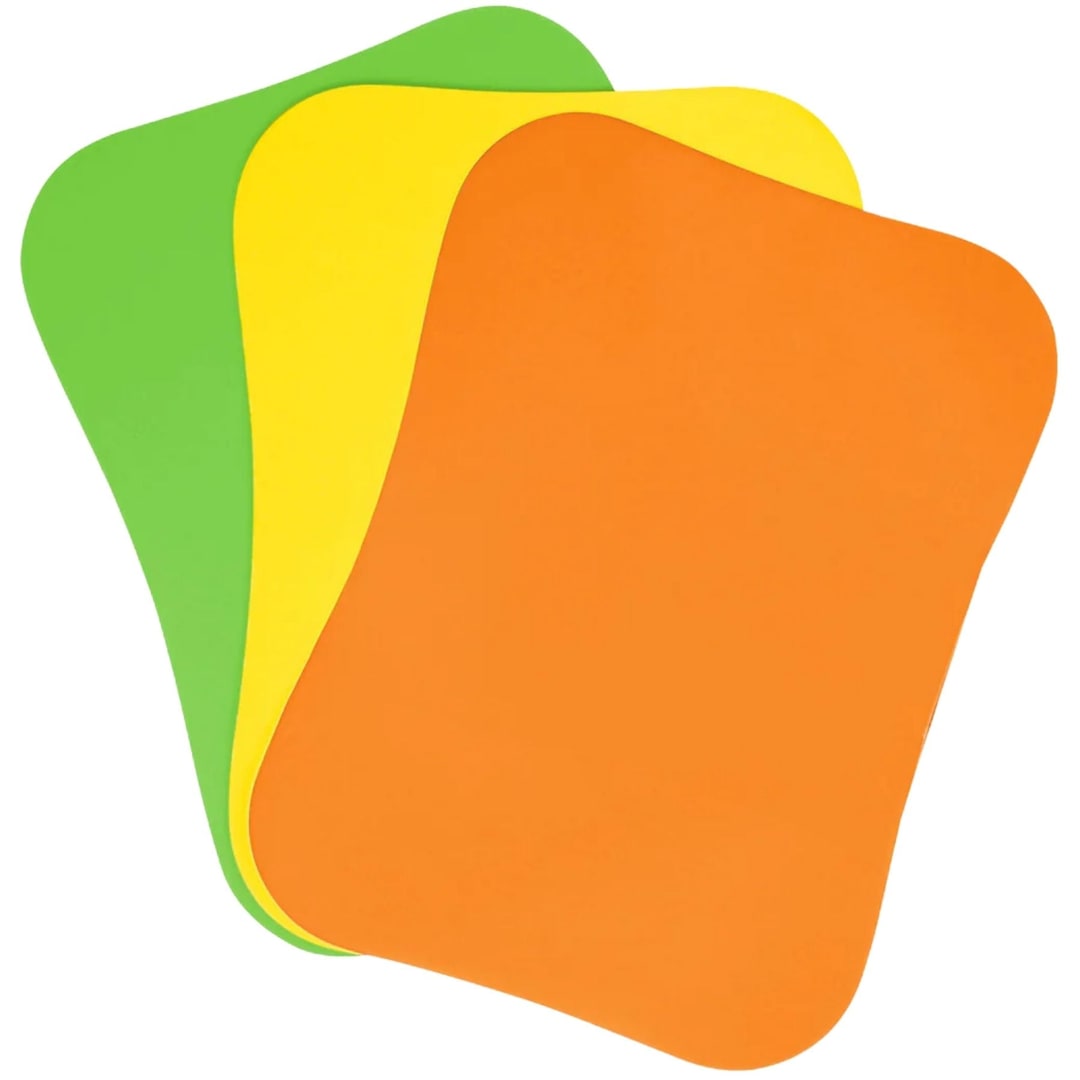 Flexible Cutting Board Mats - Set of 3